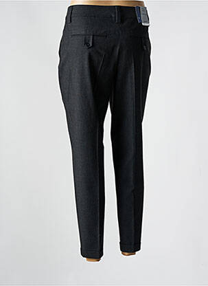 Pantalon chino fermeture zippée sous rabat boutonné taille normale noir GARDEUR femme