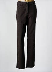 Jeans coupe slim marron ZERRES pour femme seconde vue