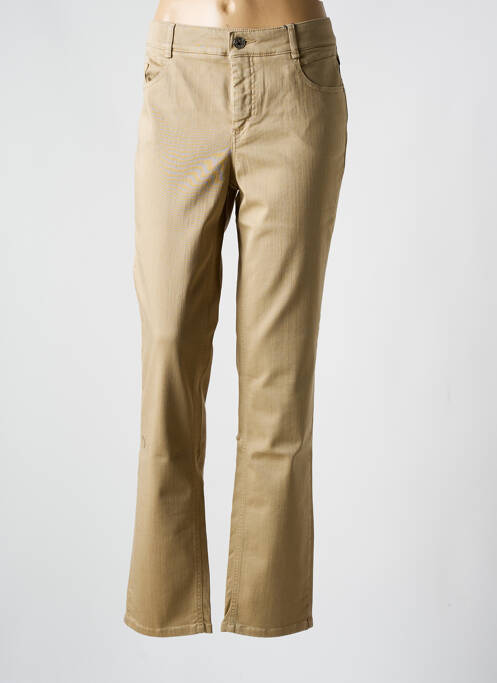 Jeans coupe slim marron ATELIER GARDEUR pour femme