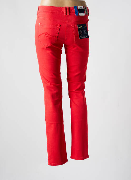 Jeans coupe slim rouge ATELIER GARDEUR pour femme