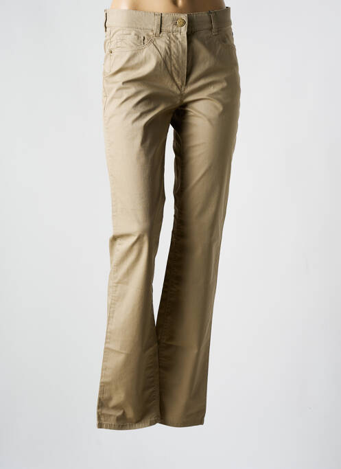 Pantalon slim beige ATELIER GARDEUR pour femme