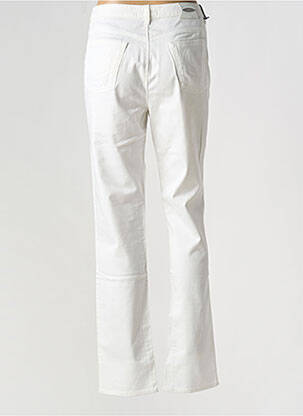 Jeans coupe droite stretch taille normale blanc TRUSSARDI JEANS femme