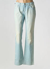 Jeans coupe droite stretch taille normale bleu TRUSSARDI JEANS femme