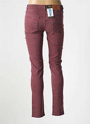 Jeans coupe slim stretch taille normale violet TRUSSARDI JEANS femme