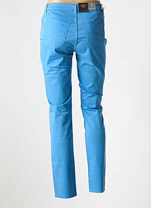 Pantalon slim tissage popeline taille normale bleu TRUSSARDI JEANS femme