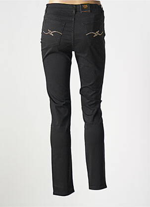 Pantalon slim tissage popeline taille normale noir TRUSSARDI JEANS femme