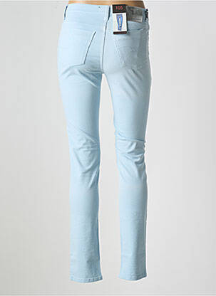 Pantalon slim tissage popeline taille normale bleu TRUSSARDI JEANS femme