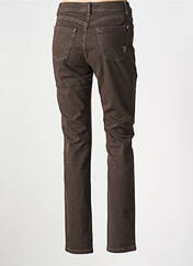 Jeans coupe slim marron TRUSSARDI JEANS pour femme seconde vue