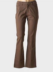 Pantalon flare marron TRUSSARDI JEANS pour femme seconde vue