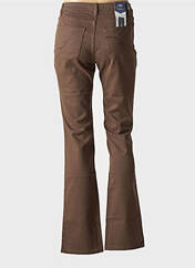 Pantalon flare marron TRUSSARDI JEANS pour femme seconde vue