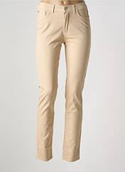 Pantalon slim beige TRUSSARDI JEANS pour femme seconde vue