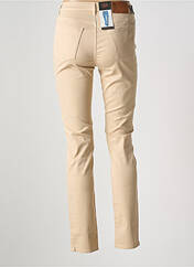 Pantalon slim beige TRUSSARDI JEANS pour femme seconde vue
