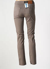 Pantalon slim marron TRUSSARDI JEANS pour femme seconde vue