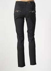 Pantalon slim noir TRUSSARDI JEANS pour femme seconde vue