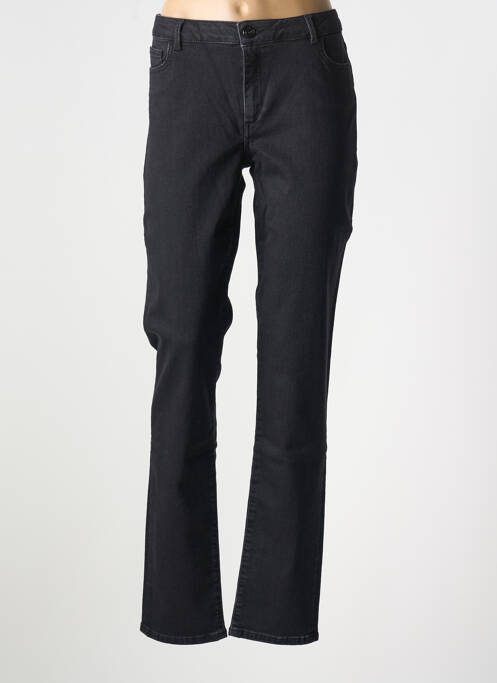 Jeans coupe droite stretch taille normale noir TRUSSARDI JEANS femme