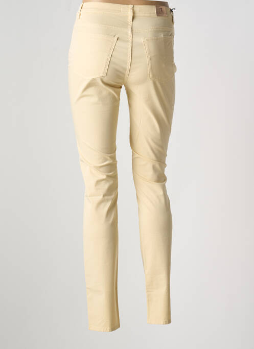 Pantalon slim jaune TRUSSARDI JEANS pour femme