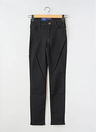 Jeans coupe slim stretch taille normale noir TRUSSARDI JEANS femme
