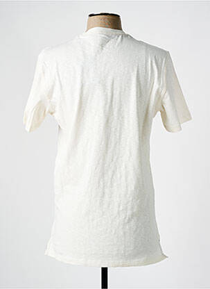 T-shirt coupe cintrée manches courtes blanc WHITE STUFF homme