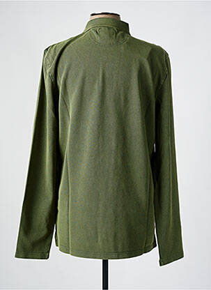 Polo manches longues manches longues vert WHITE STUFF homme
