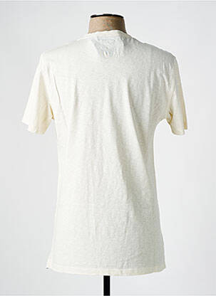T-shirt coupe cintrée manches courtes beige WHITE STUFF homme