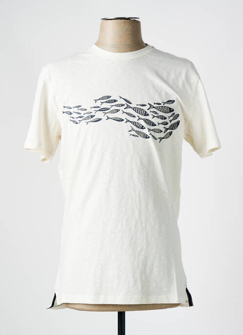 T-shirt blanc WHITE STUFF pour homme