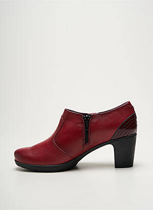 Bottines/boots matière lisse talon de 7 à 9cm violet BAERCHI femme