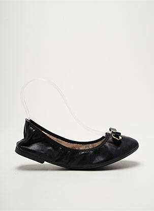 Ballerines matière lisse talon plat jusqu'à 3cm noir ELUE PAR NOUS femme