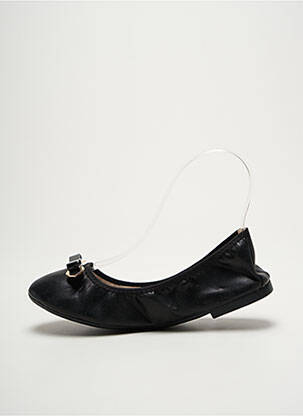 Ballerines matière lisse talon plat jusqu'à 3cm noir ELUE PAR NOUS femme