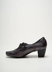 Derbies argent CLAUDIA'S pour femme seconde vue