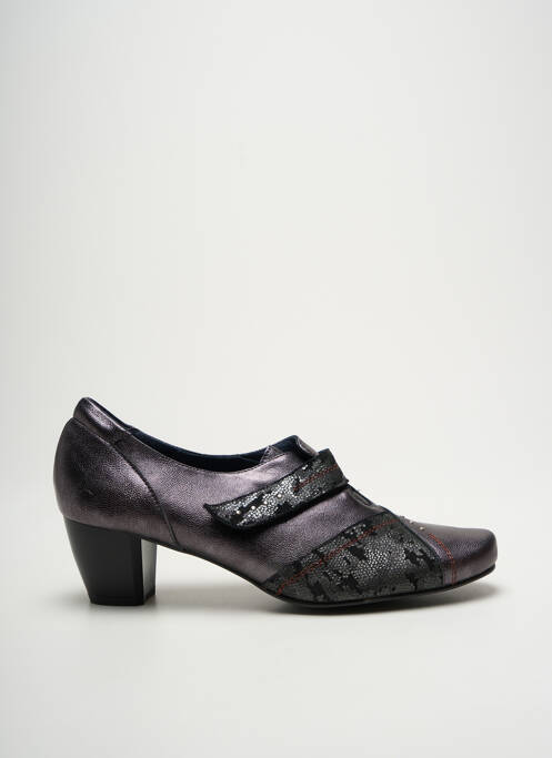 Derbies argent CLAUDIA'S pour femme
