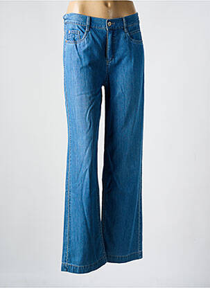 Jeans coupe droite poches bleu ANNA MONTANA femme
