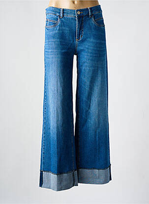 Jean coupe flare poches bleu ANNA MONTANA femme