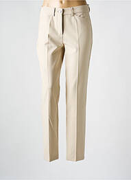 Pantalon slim poches beige ANNA MONTANA femme