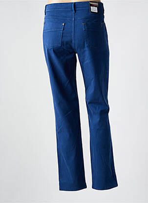 Pantalon slim poches bleu ANNA MONTANA femme