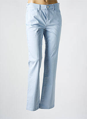 Pantalon slim poches bleu ANNA MONTANA femme