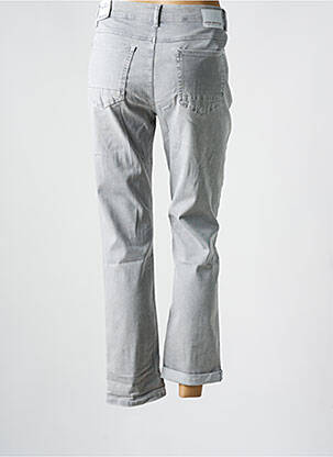 Jeans coupe slim poches gris ANNA MONTANA femme