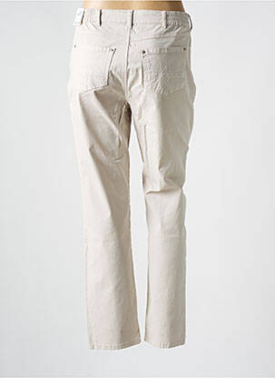 Pantalon slim poches beige ANNA MONTANA femme