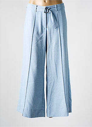Pantalon flare coupe évasée bleu ANNA MONTANA femme