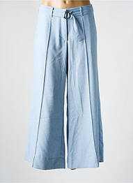 Pantalon flare coupe évasée bleu ANNA MONTANA femme