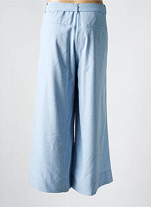 Pantalon flare coupe évasée bleu ANNA MONTANA femme