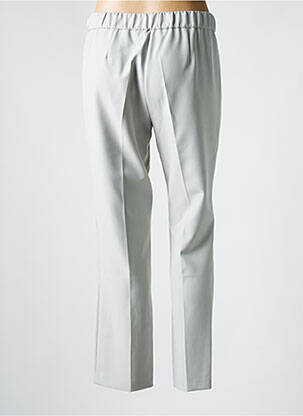 Pantalon droit taille élastique gris ANNA MONTANA femme