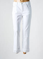 Pantalon 7/8 blanc ANNA MONTANA pour femme seconde vue