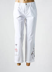 Pantalon 7/8 blanc ANNA MONTANA pour femme seconde vue