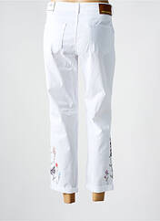Pantalon 7/8 blanc ANNA MONTANA pour femme seconde vue