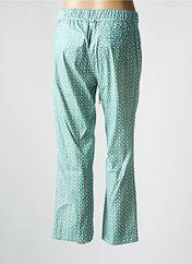 Pantalon 7/8 vert ANNA MONTANA pour femme seconde vue