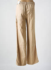 Pantalon droit beige ANNA MONTANA pour femme seconde vue