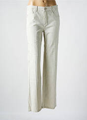 Pantalon droit beige ANNA MONTANA pour femme seconde vue