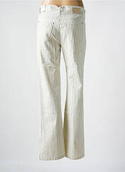 Pantalon droit beige ANNA MONTANA pour femme seconde vue