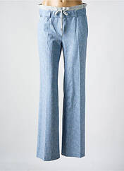 Pantalon droit bleu ANNA MONTANA pour femme seconde vue