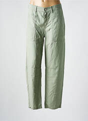 Pantalon droit vert ANNA MONTANA pour femme seconde vue